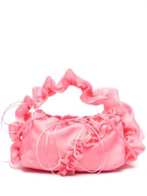 Svilena torba za preko ramena Cecilie Bahnsen ružičasta