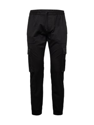 Pantaloni cu buzunare Calvin Klein Jeans negru