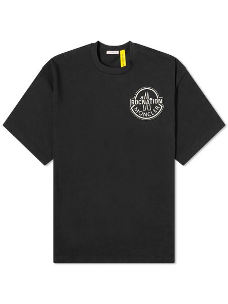 Рубашка с коротким рукавом Moncler Genius черная