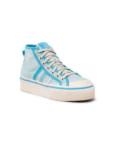 Pantofi cu platformă Adidas albastru