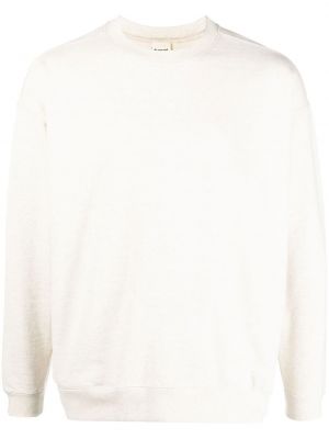 Sweatshirt mit rundhalsausschnitt aus baumwoll Snow Peak beige