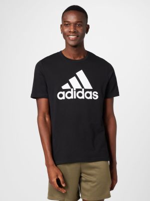 Džerzej priliehavé tričko Adidas Performance čierna