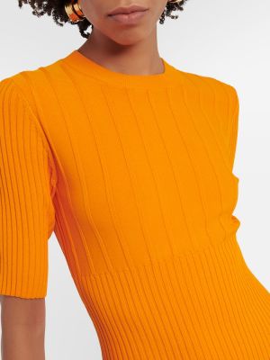 Midi šaty Frame oranžová