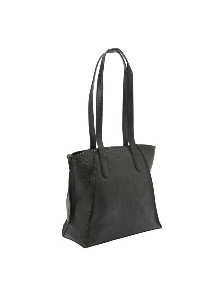 Кожаная сумка через плечо Vld Voi Leather Design черная