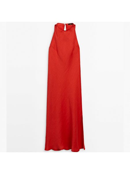 Платье Massimo Dutti красное