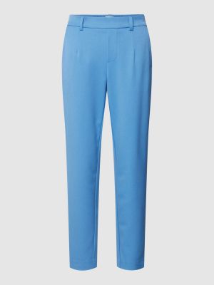Spodnie slim fit Object niebieskie