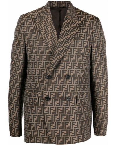 Lang blazer Fendi brun