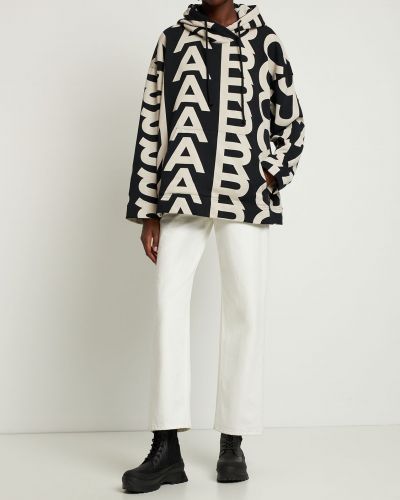 Oversize kapučdžemperis Marc Jacobs melns