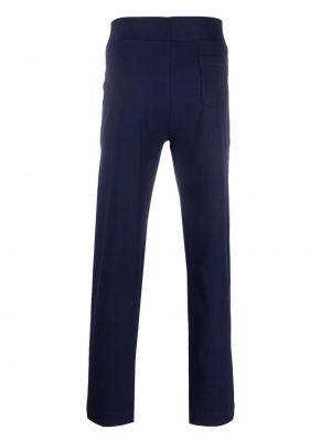 Kalhoty s potiskem Moschino modré