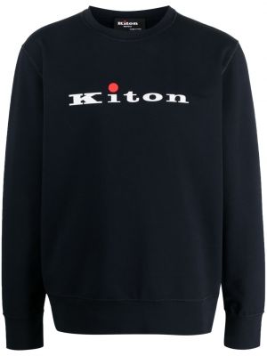 Sweatshirt Kiton blå