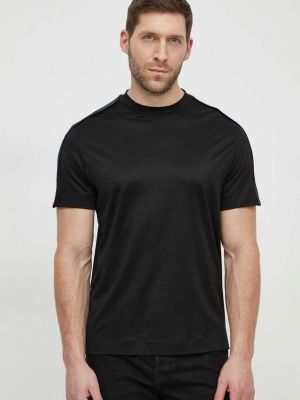 Тениска с дълъг ръкав Emporio Armani черно