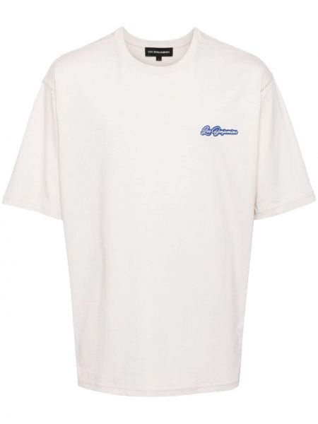 Kokvilnas t-krekls ar apdruku Les Benjamins pelēks