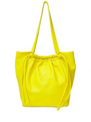 Кожени шопинг чанта Proenza Schouler жълто