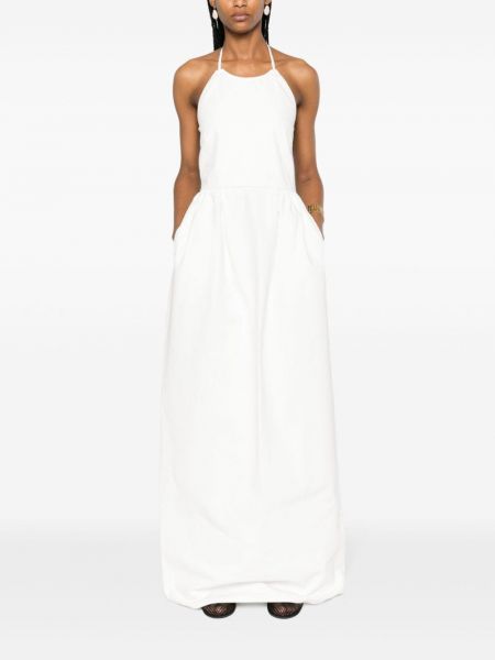 Sukienka długa Max Mara biała