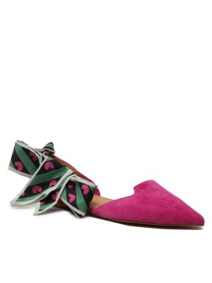 Sandały Eva Longoria różowe