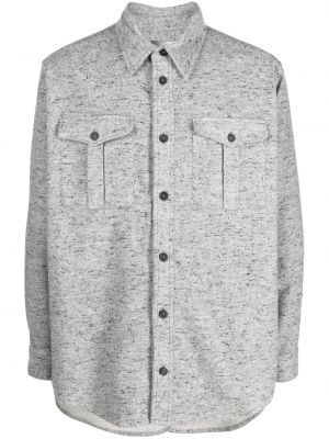 Chemise avec poches Marant gris