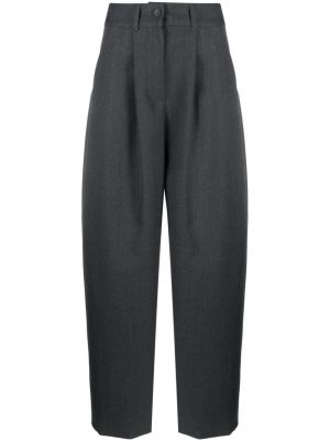 Vlněné kalhoty La Collection šedé