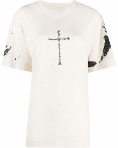 Camiseta con estampado Givenchy beige
