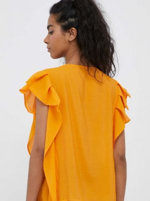 Bluză Sisley portocaliu