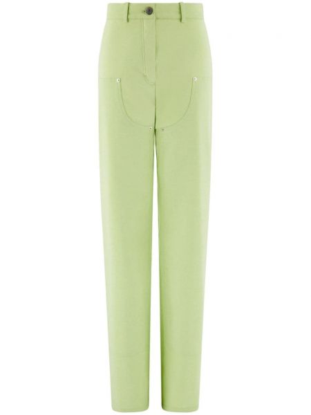 Kalhoty Ferragamo zelené