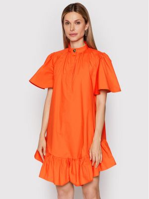 Relaxed рокля Imperial оранжево