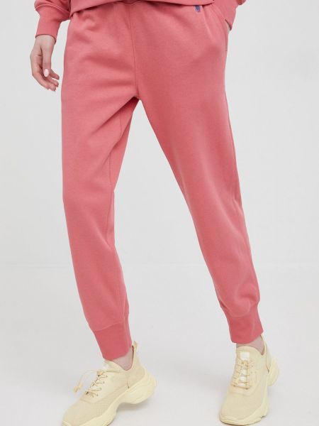 Polo Ralph Lauren melegítőnadrág rózsaszín, női, sima
