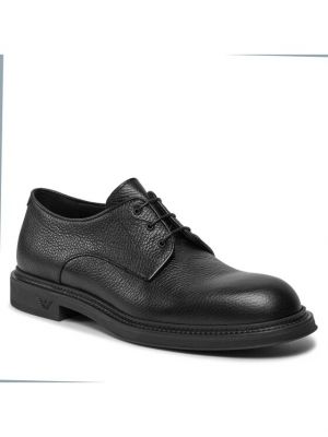 Ilgaauliai batai Emporio Armani juoda