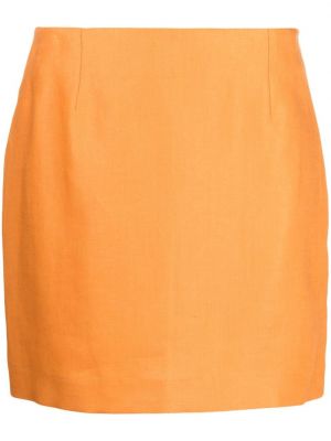 Ленена пола с ниска талия Tagliatore оранжево