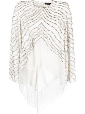 Kort bluse Jenny Packham hvit