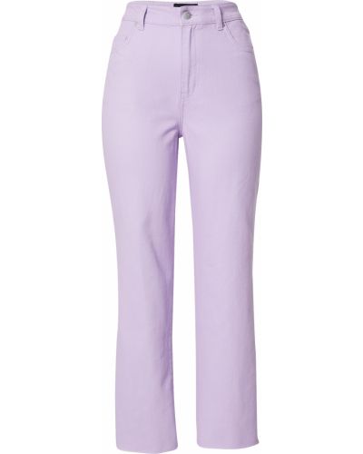 Tiesūs džinsai Vero Moda violetinė