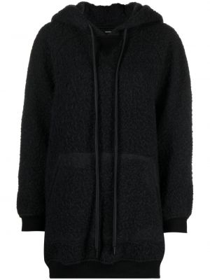 Woll hoodie R13 schwarz