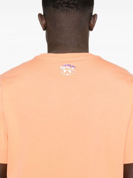 Bavlněné tričko Barrow oranžové