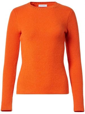 Vlněné dlouhý svetr s dlouhými rukávy Equipment - oranžová