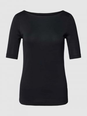 Koszulka w jednolitym kolorze Esprit czarna