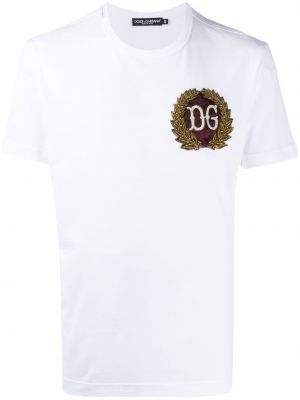 Camiseta con cuentas Dolce & Gabbana blanco