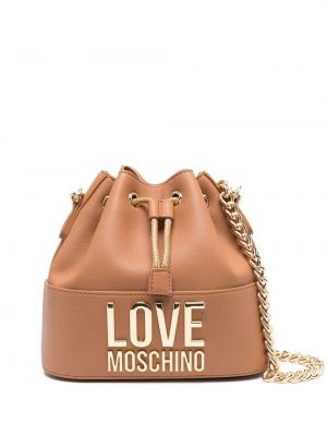 Crossbody väska Love Moschino brun