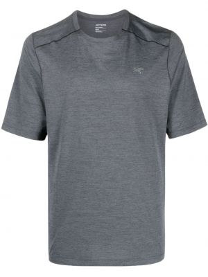 T-shirt ricamato Arc'teryx grigio