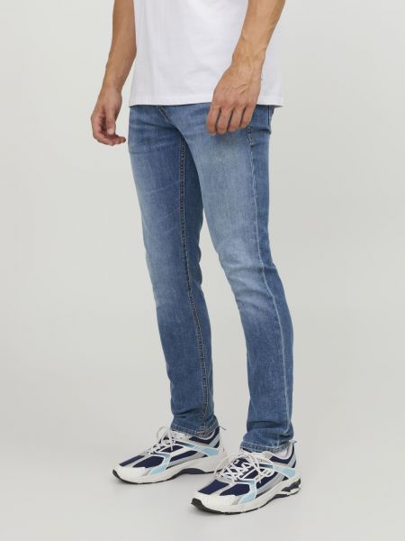 Jeans skinny con cerniera Jack & Jones blu