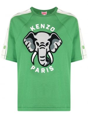 T-shirt con stampa Kenzo verde
