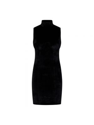 Sukienka mini bez rękawów z głębokim dekoltem Gcds czarna