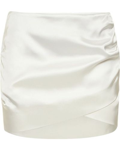 Mini spódniczka z wiskozy Off-white biała