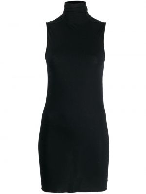Sukienka mini biznesowa bez rękawów z wiskozy Rick Owens Lilies - сzarny