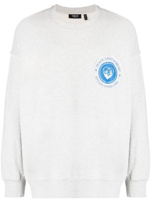 Sweatshirt mit stickerei aus baumwoll Five Cm grau