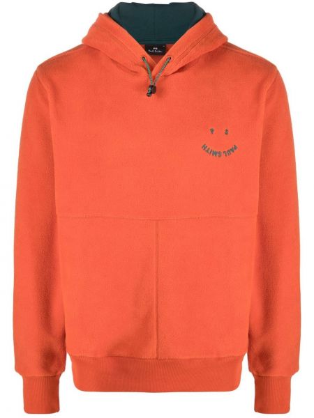 Brodert hettegenser Ps Paul Smith oransje