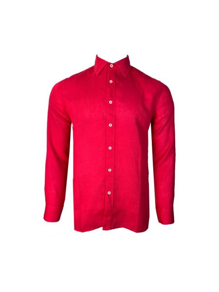 Lniana koszula 120% Lino czerwona