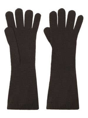 Кашемировые перчатки Ralph Lauren коричневые