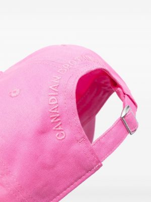 Kokvilnas cepure ar izšuvumiem Dsquared2 rozā