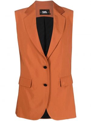 Brezrokavnik Karl Lagerfeld oranžna