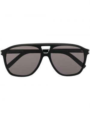 Oversize слънчеви очила Saint Laurent Eyewear черно