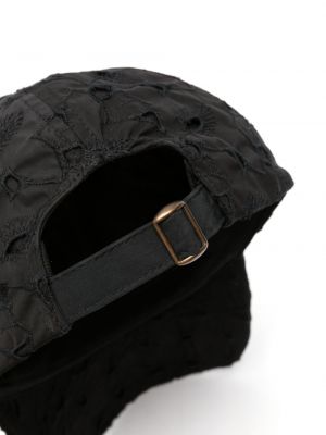 Haftowana czapka z daszkiem Mackintosh czarna